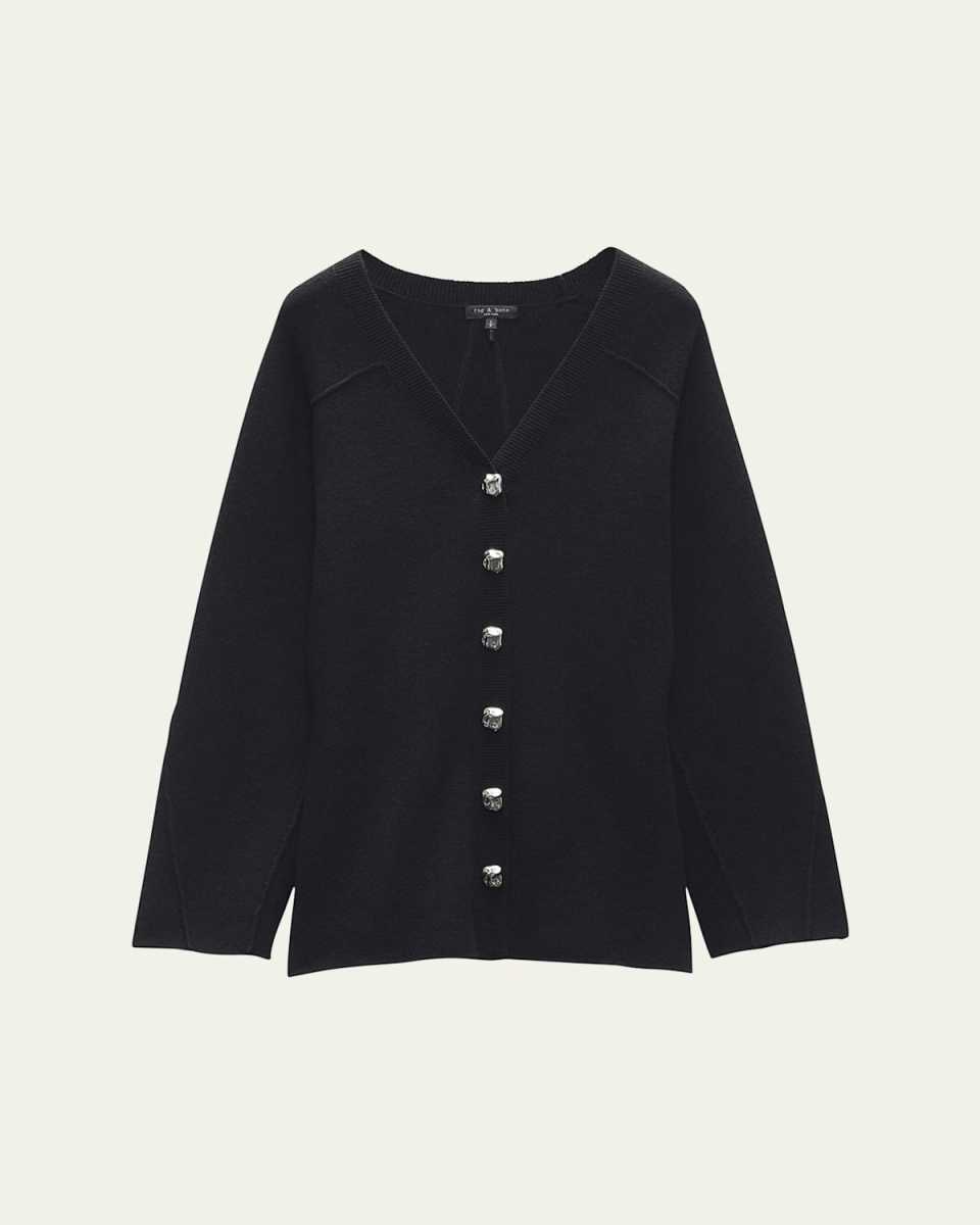 Bridget Long V-Neck Cardigan